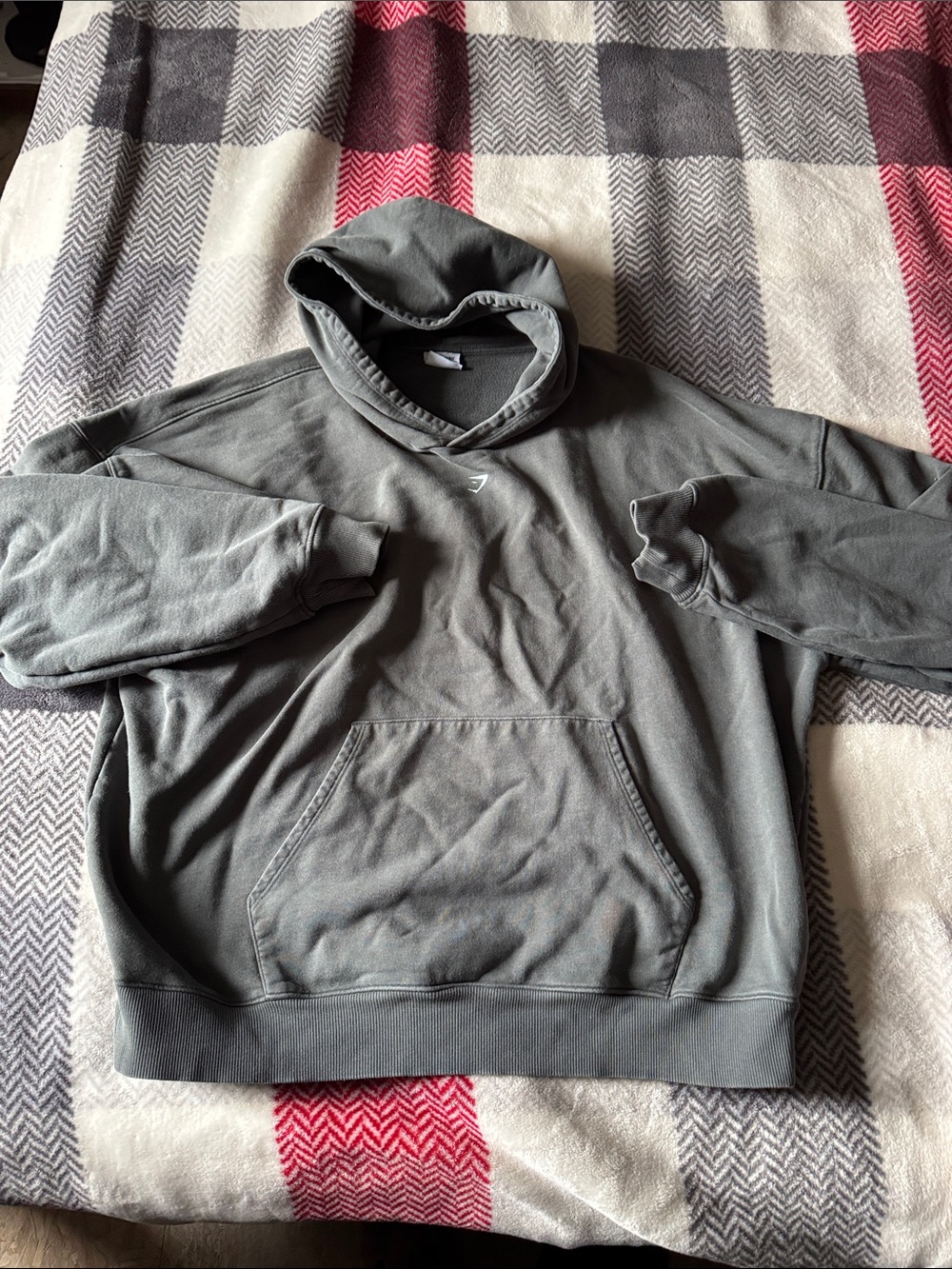 Gymshark women Green Hooded Sweatshirt - Casual Pullover Hoodie